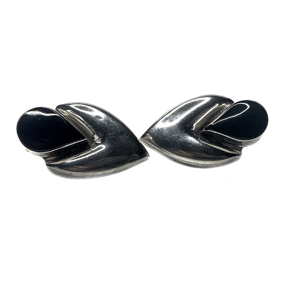 Great Lakes Boutique Silver &amp; Black Onyx Earrings