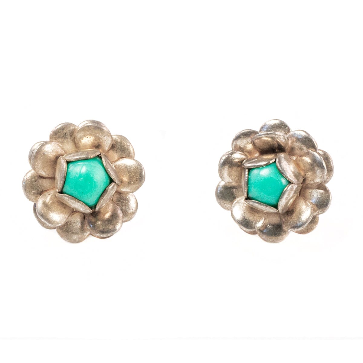 Great Lakes Boutique Vintage Silver &amp; Turquoise Earrings