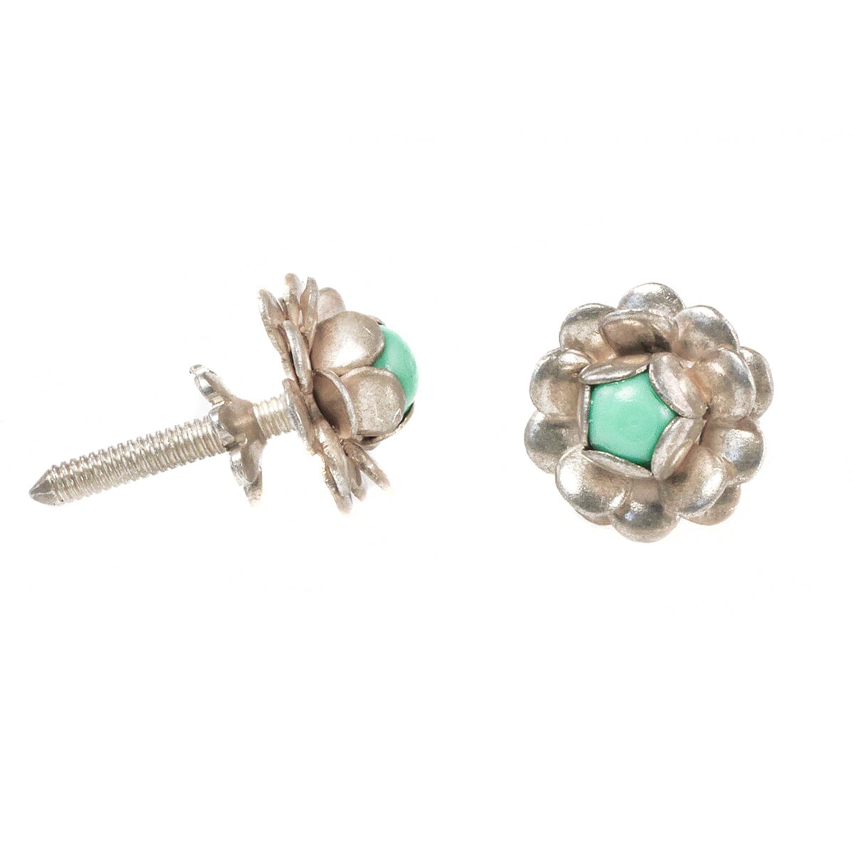Great Lakes Boutique Vintage Silver &amp; Turquoise Earrings