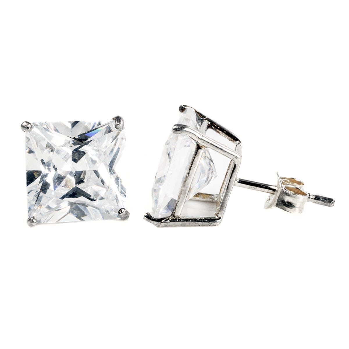 Great Lakes Boutique Silver &amp; Cubic Zirconia Earrings