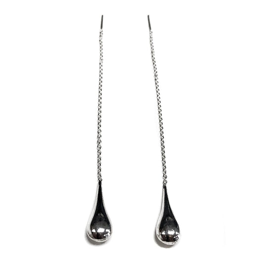 Silver Teardrop Earrings
