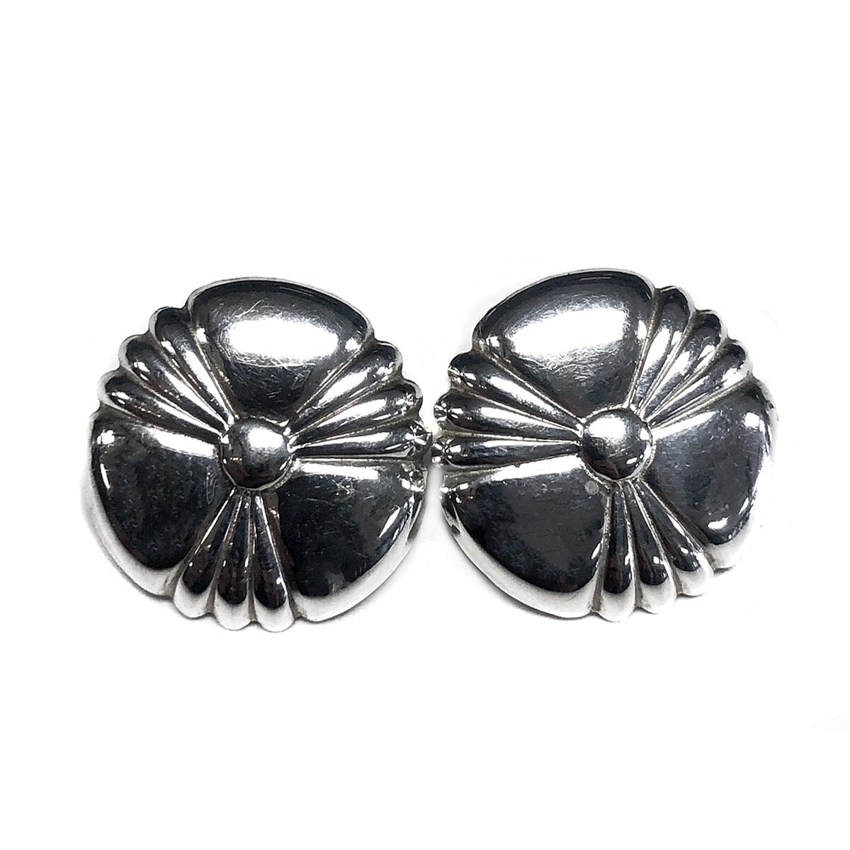 Great Lakes Coin Silver Flower Post Earrings