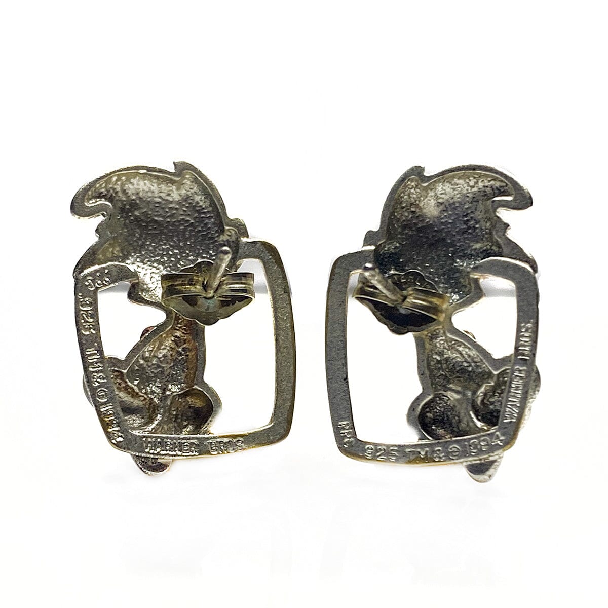 Great Lakes Boutique Looney Tunes Silver &amp; Gold Road Runner Earrings