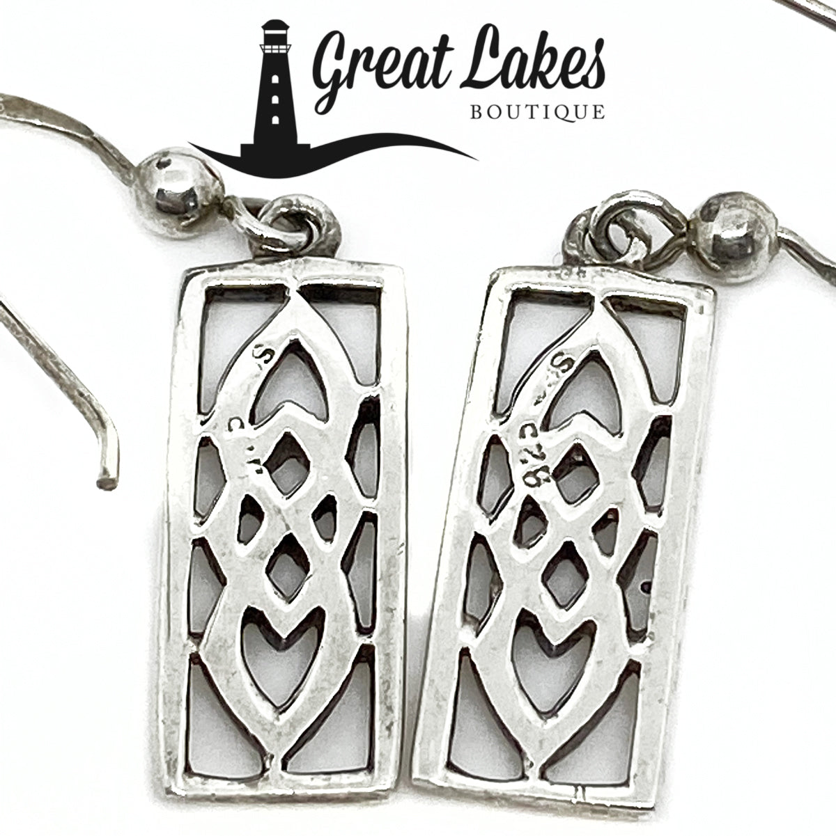 Great Lakes Boutique Silver Filigree Earrings