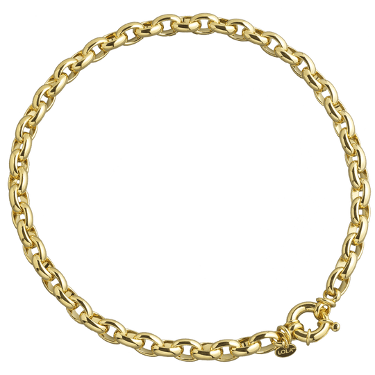 Lola Gold Rolo Necklace