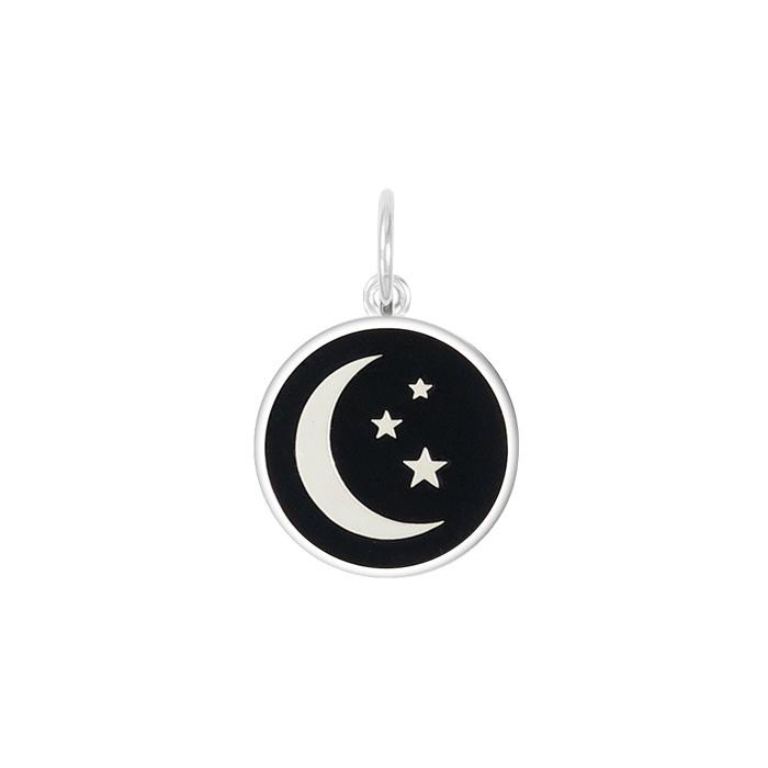 Lola Lola Moon &amp; Stars Silver Pendant