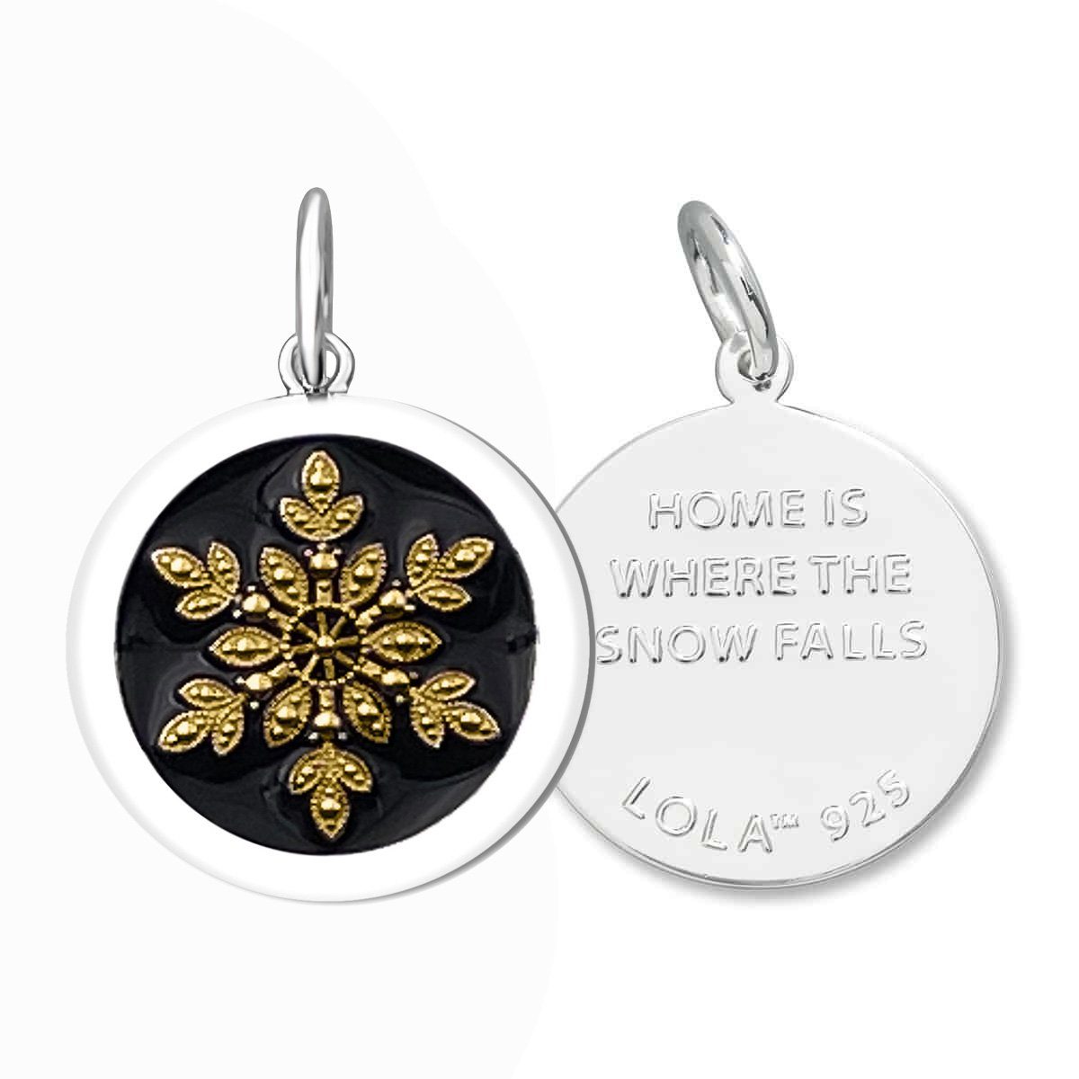 Lola Lola Snowflake Gold Pendant