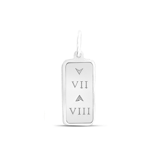 Lola 7 Down 8 Up Silver Pendant