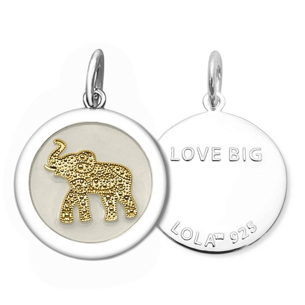 Lola Lola Gold Elephant Pendant