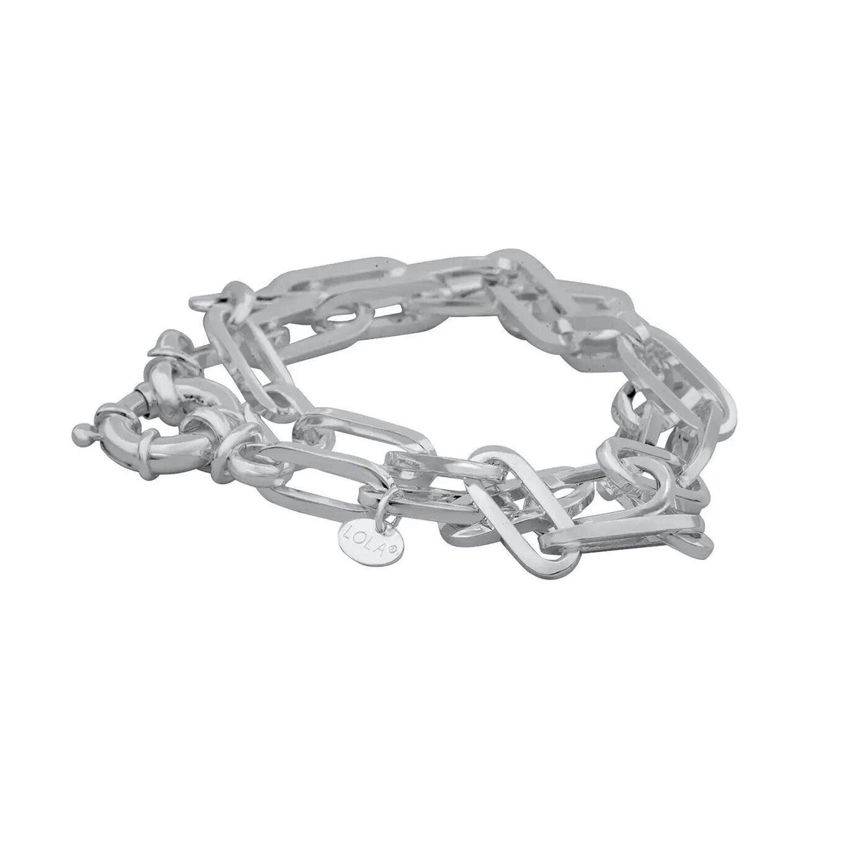 Lola Lola Oval Sterling Wrap Bracelets