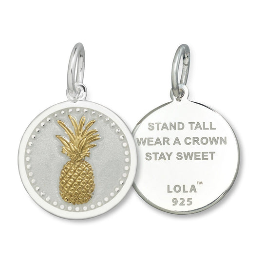 Lola Pineapple Gold Pendant