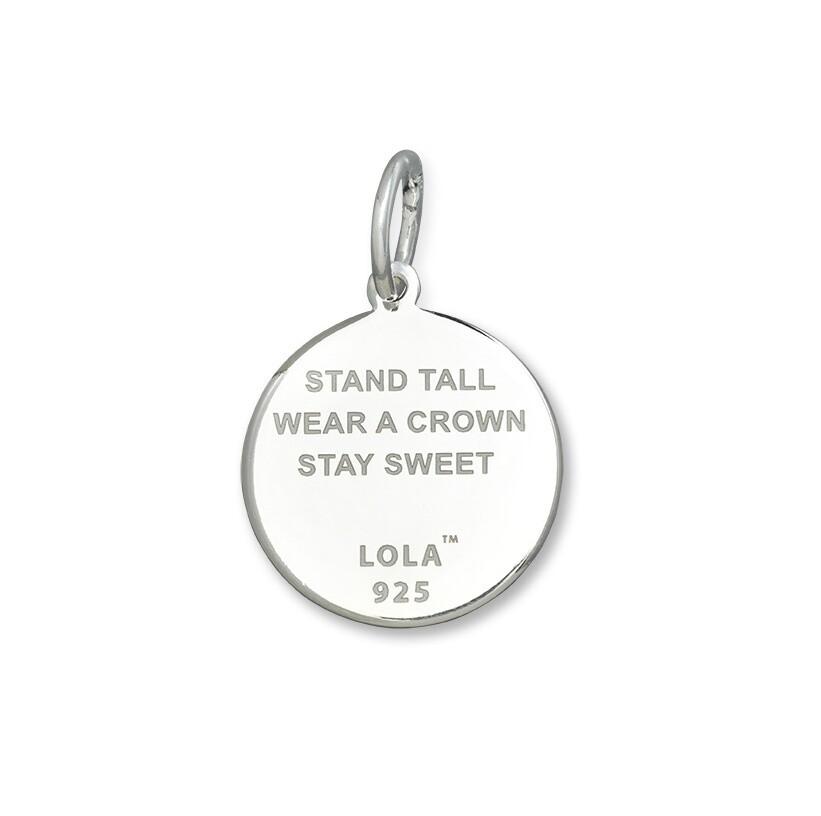 Lola Lola Pineapple Silver Pendant