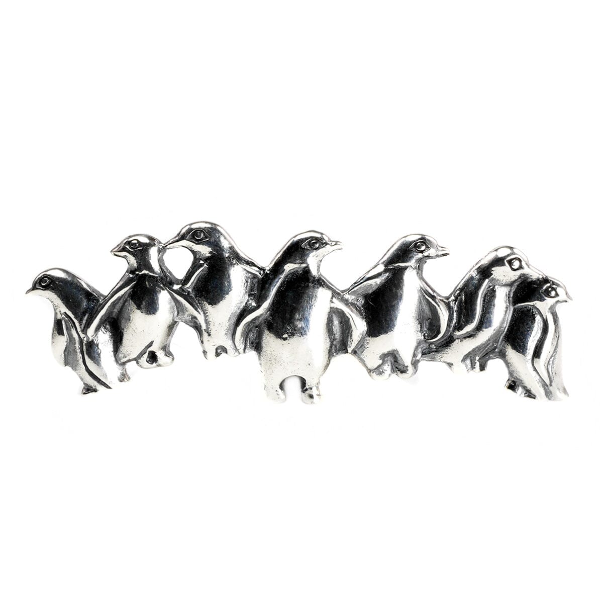 Great Lakes Boutique Silver Penguin Brooch