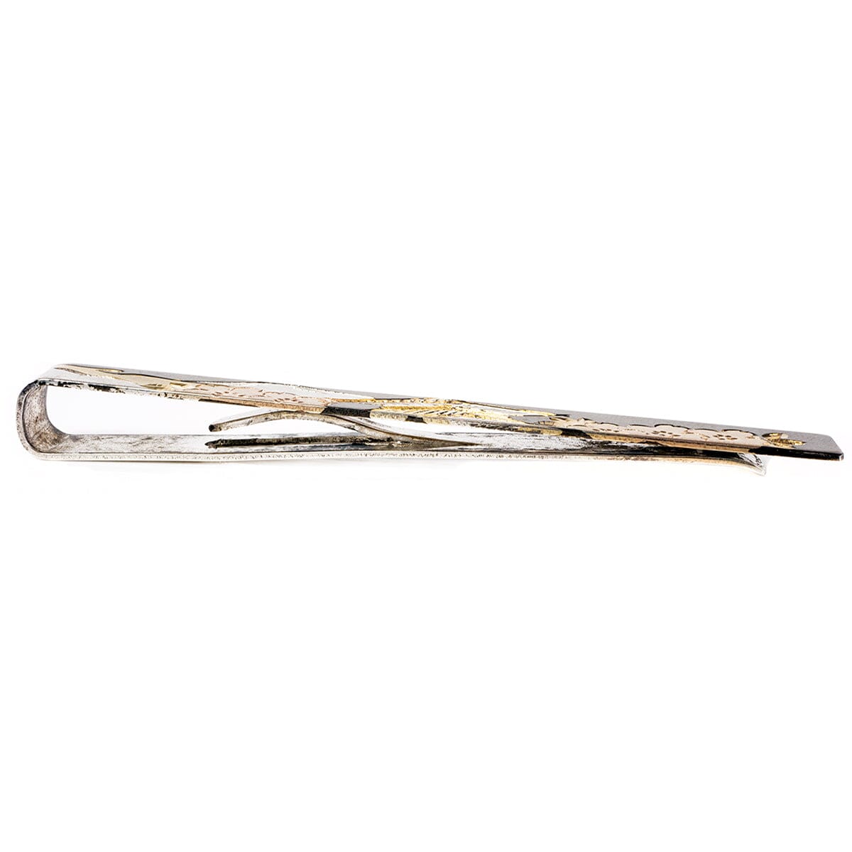 Great Lakes Boutique Asian Silver Tie Clip