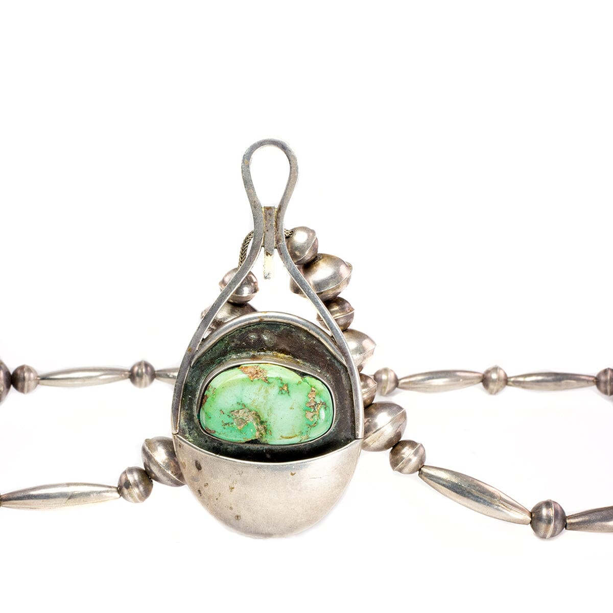 Great Lakes Boutique Native American Silver Turquoise Necklace