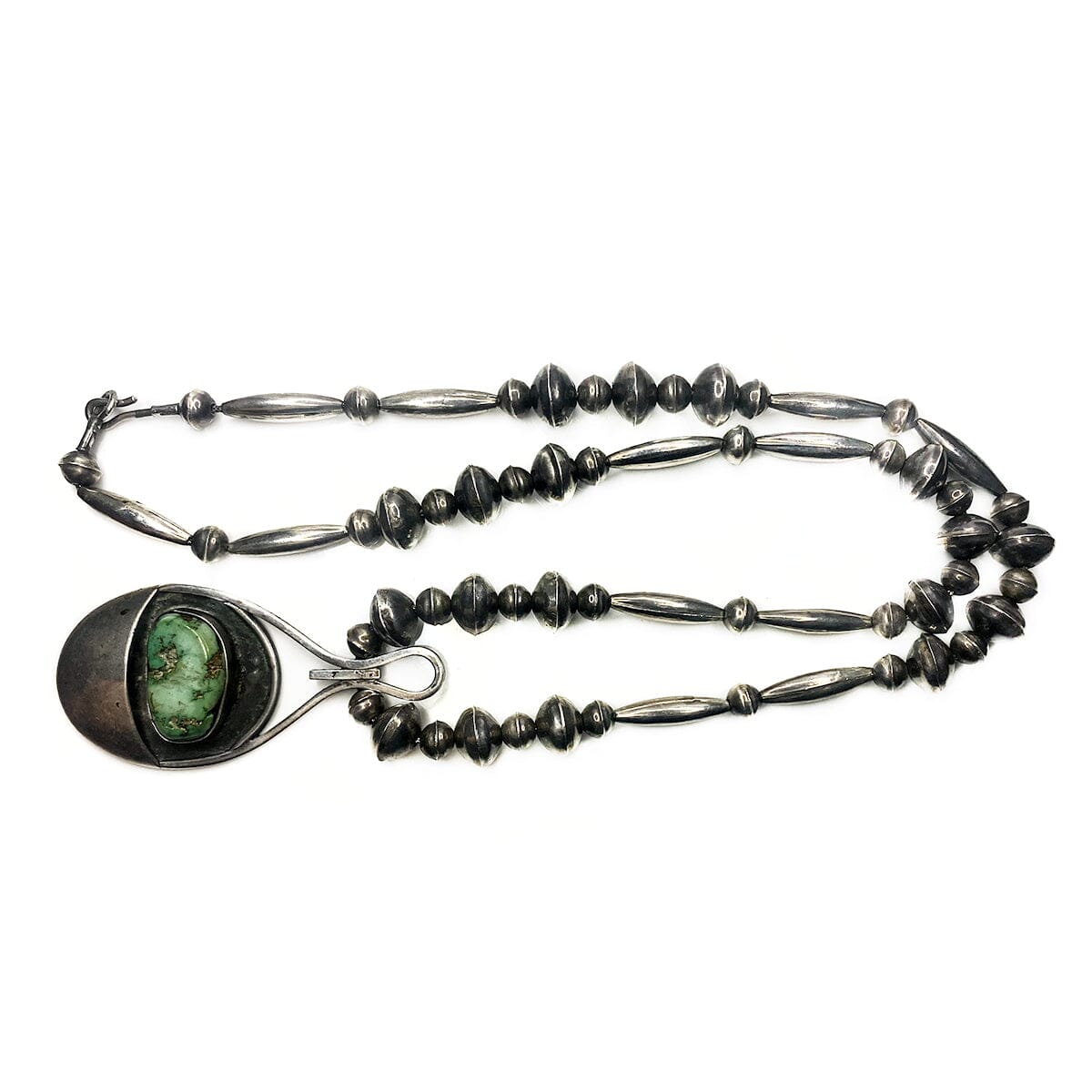 Great Lakes Boutique Native American Silver Turquoise Necklace