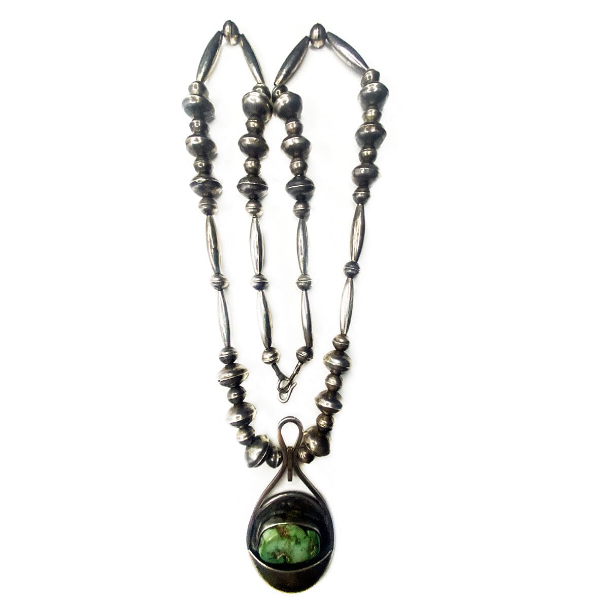 Great Lakes Boutique Native American Silver Turquoise Necklace