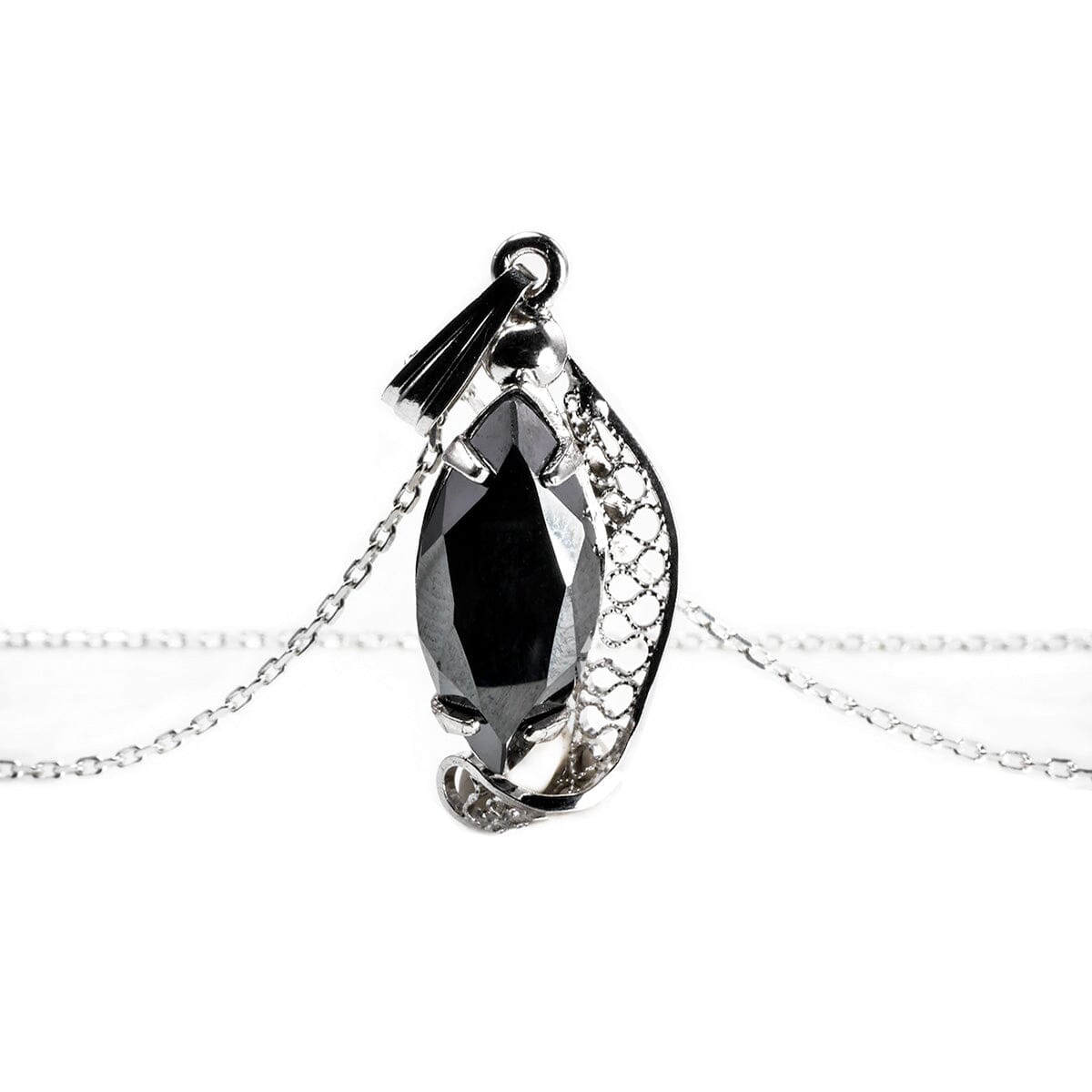 Great Lakes Boutique Silver &amp; Hematite Necklace