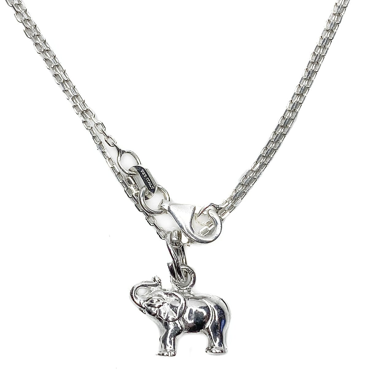 Great Lakes Boutique Silver Elephant Necklace