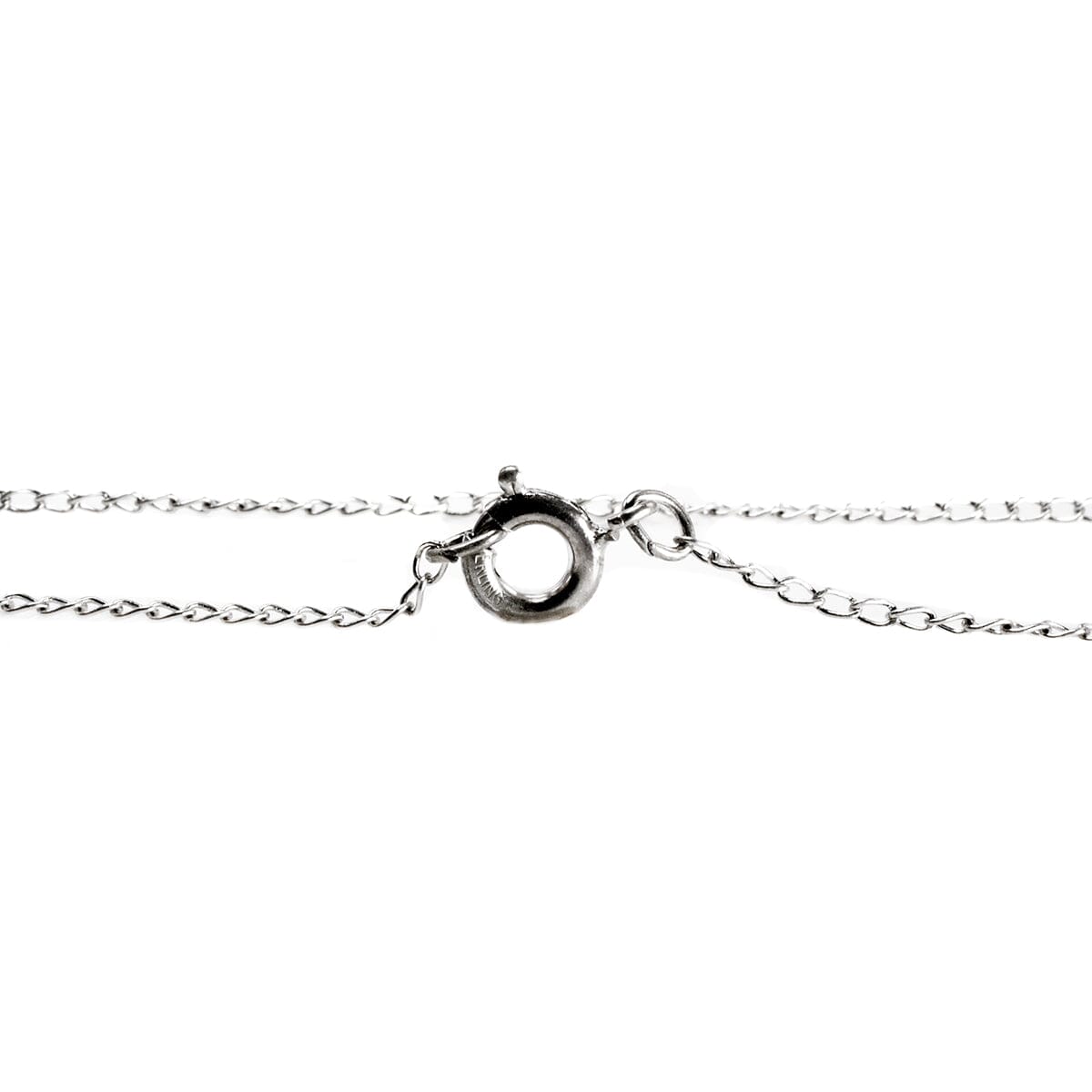 Great Lakes Boutique Silver &amp; Cubic Zirconia Wishbone Necklace
