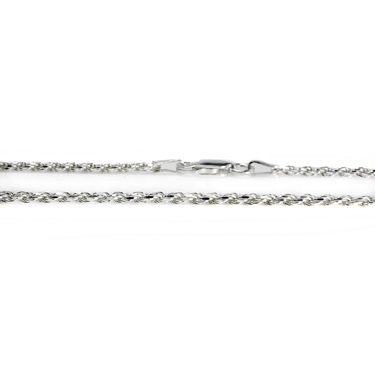 Great Lakes Boutique Silver Rope Necklace