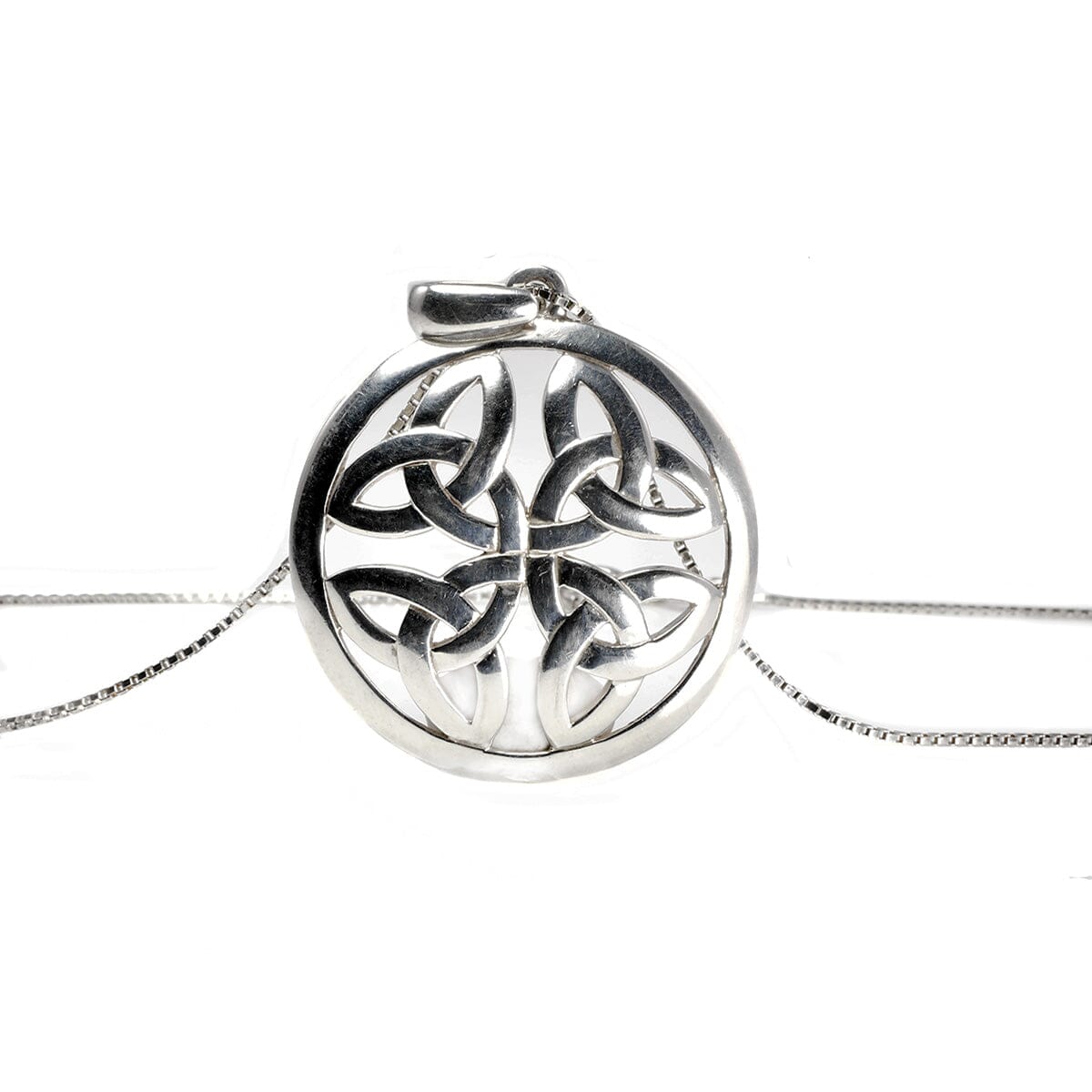 Great Lakes Boutique Silver Celtic Trefoil Knot Necklace
