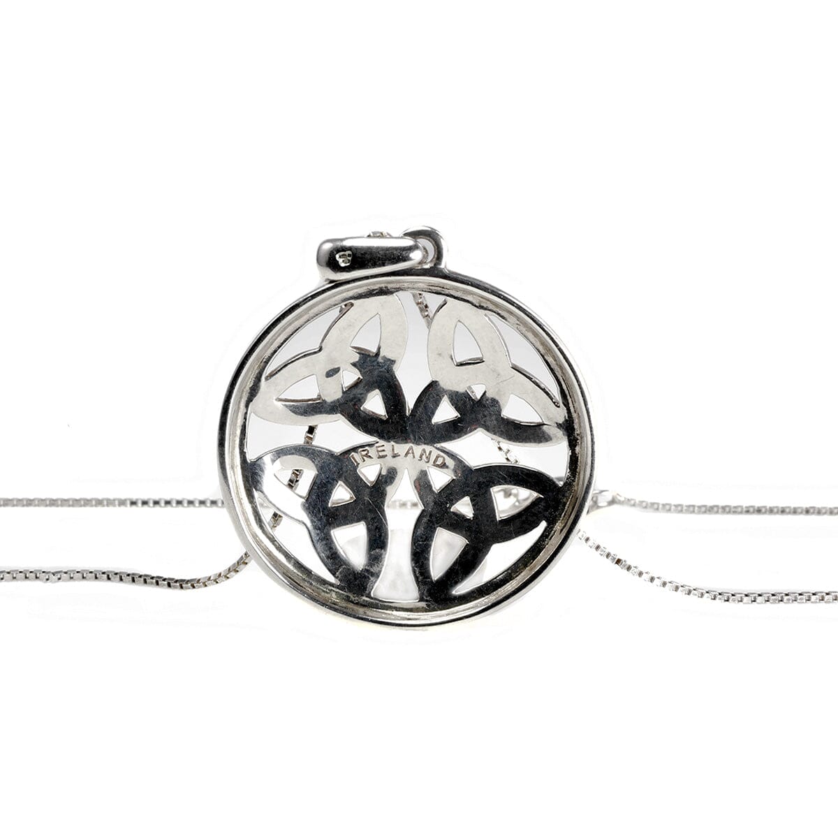 Great Lakes Boutique Silver Celtic Trefoil Knot Necklace