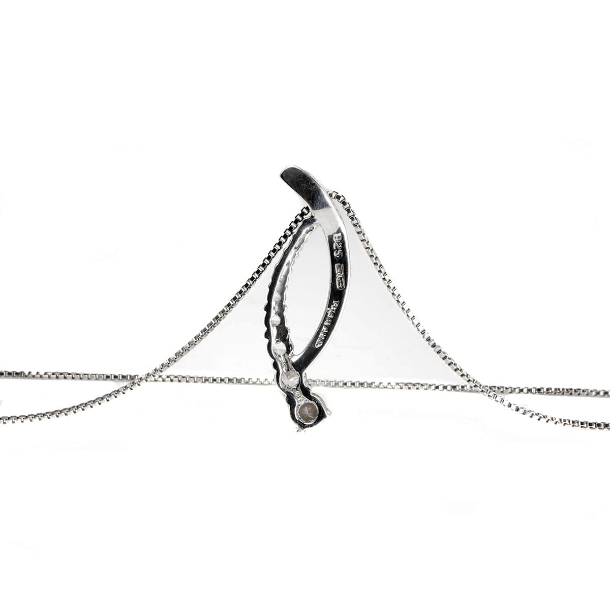 Great Lakes Boutique Silver &amp; Cubic Zirconia Journey Necklace