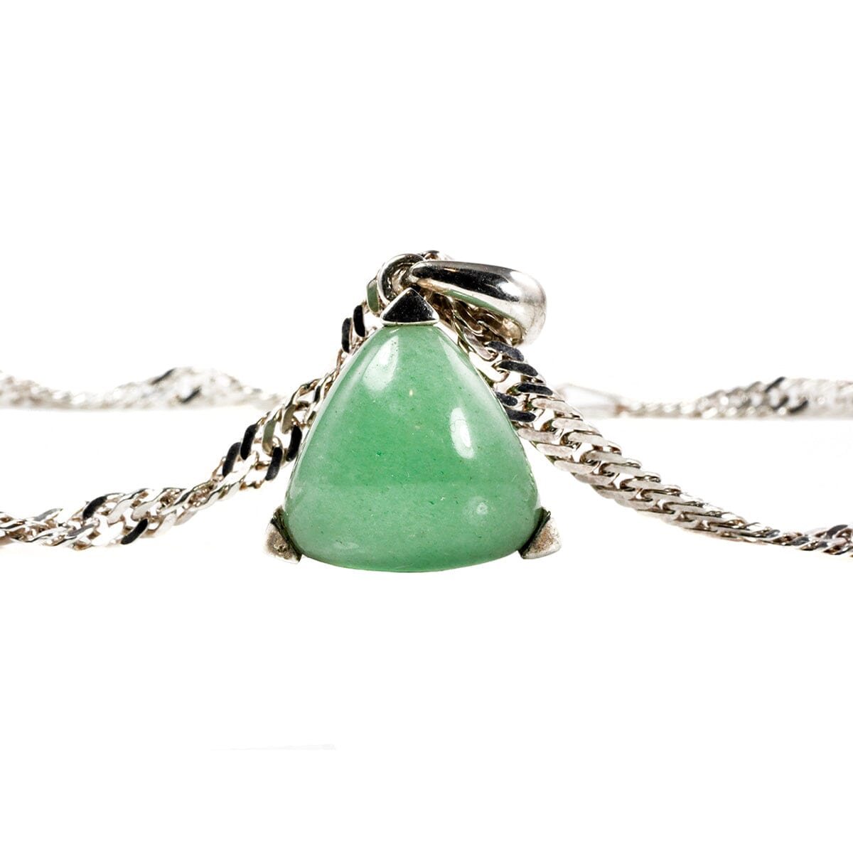 Great Lakes Boutique Silver &amp; Green Aventurine Necklace