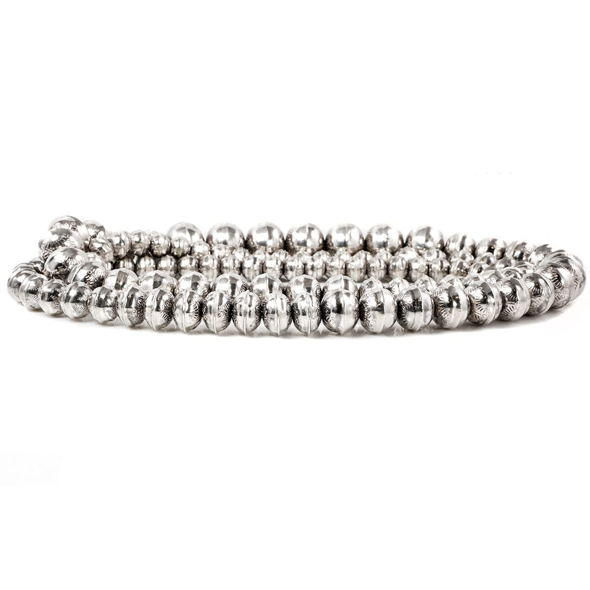 Great Lakes Boutique Navajo Silver Beaded Necklace