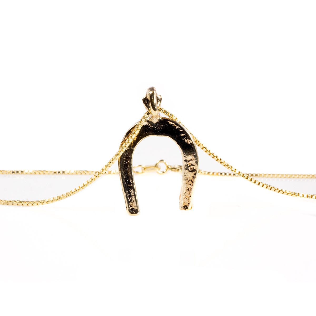 Great Lakes Boutique Gold Plated Horseshoe Necklace