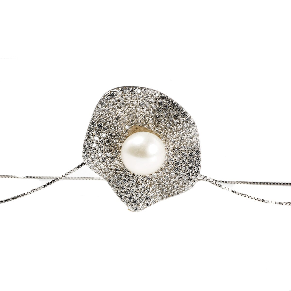 Great Lakes Boutique Silver &amp; Pearl Necklace