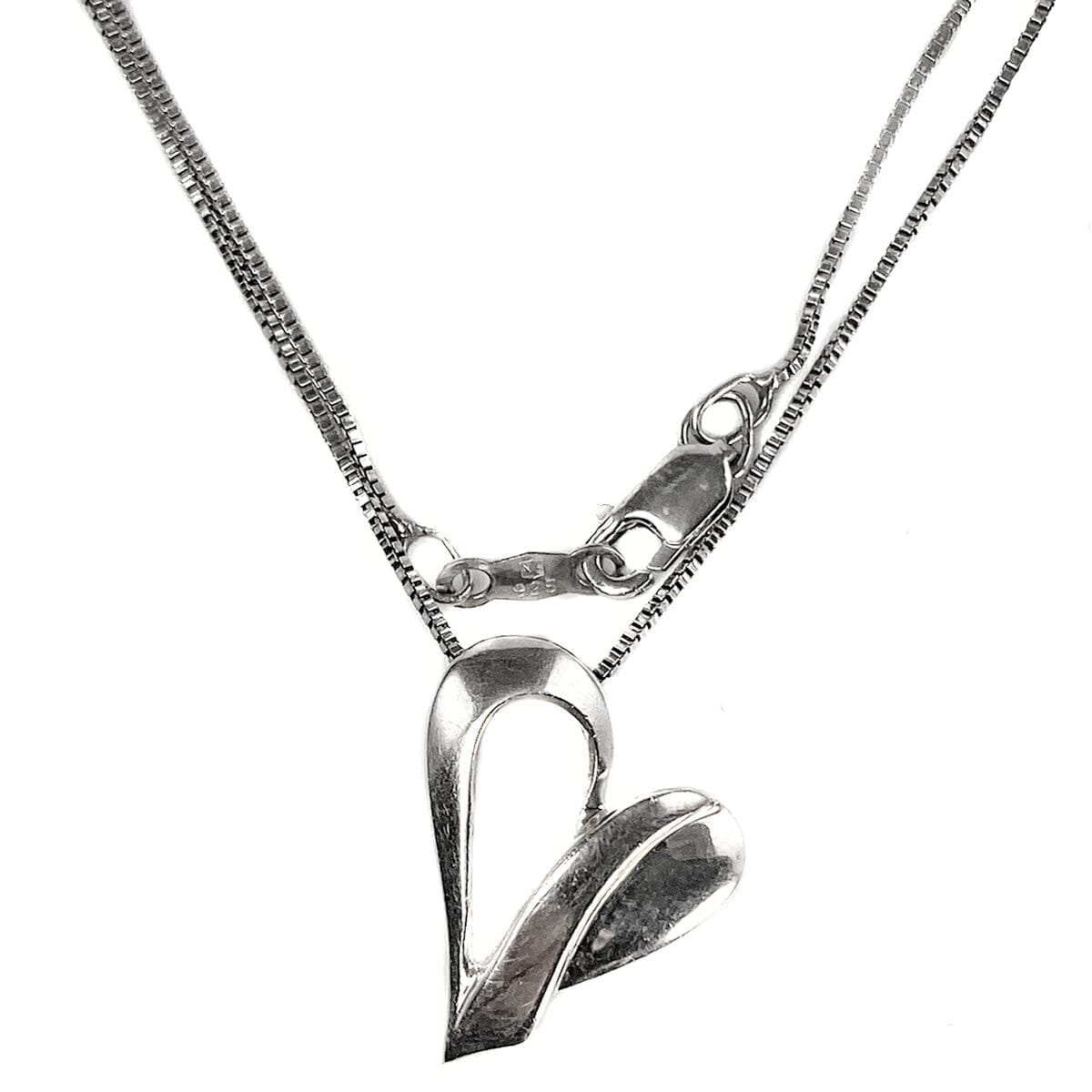 Great Lakes Boutique Silver Heart Necklace