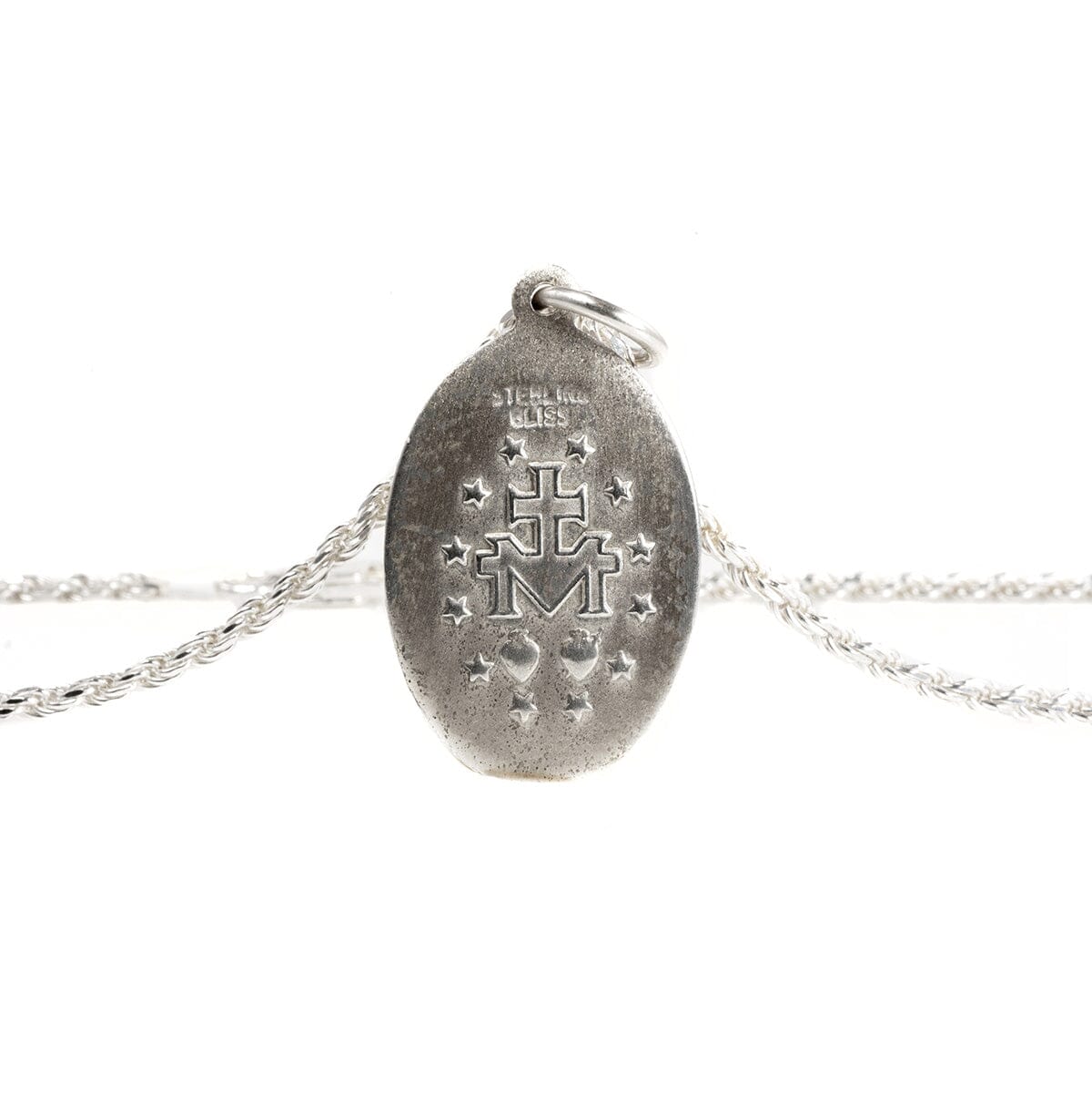 Great Lakes Boutique Silver Miraculous Medal Necklace