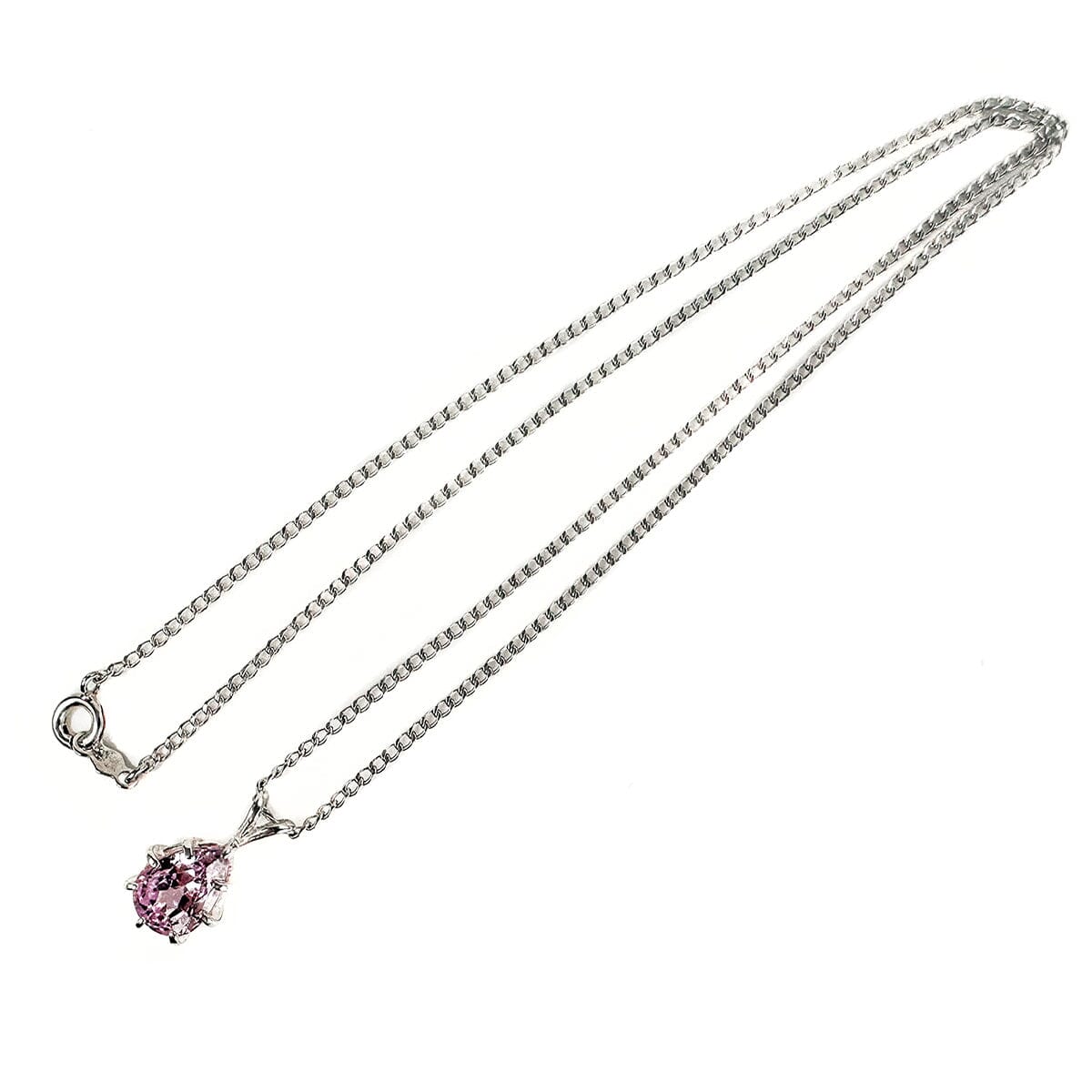 Great Lakes Boutique Silver &amp; Pink Cubic Zirconia Necklace
