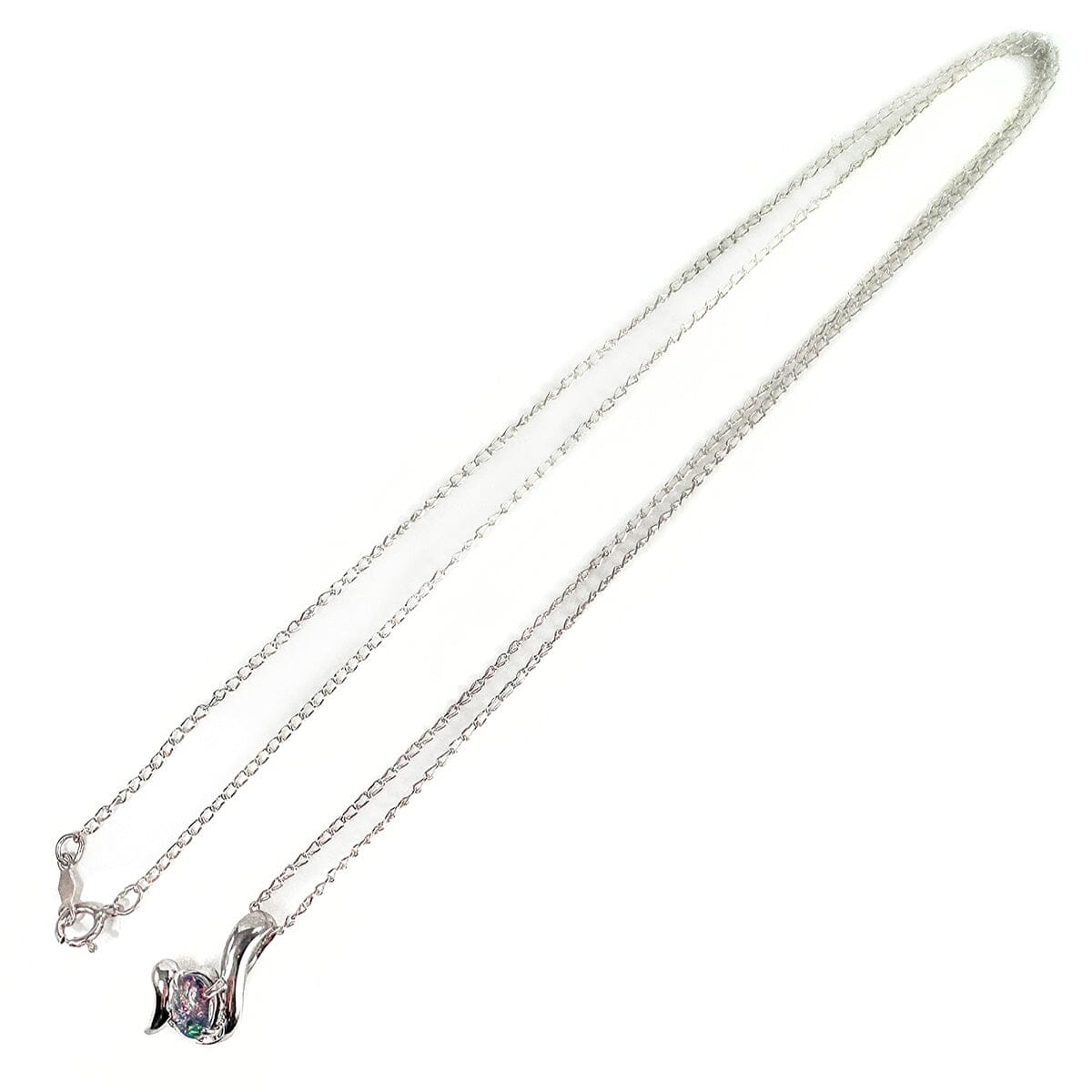 Great Lakes Boutique Silver &amp; Opal Necklace