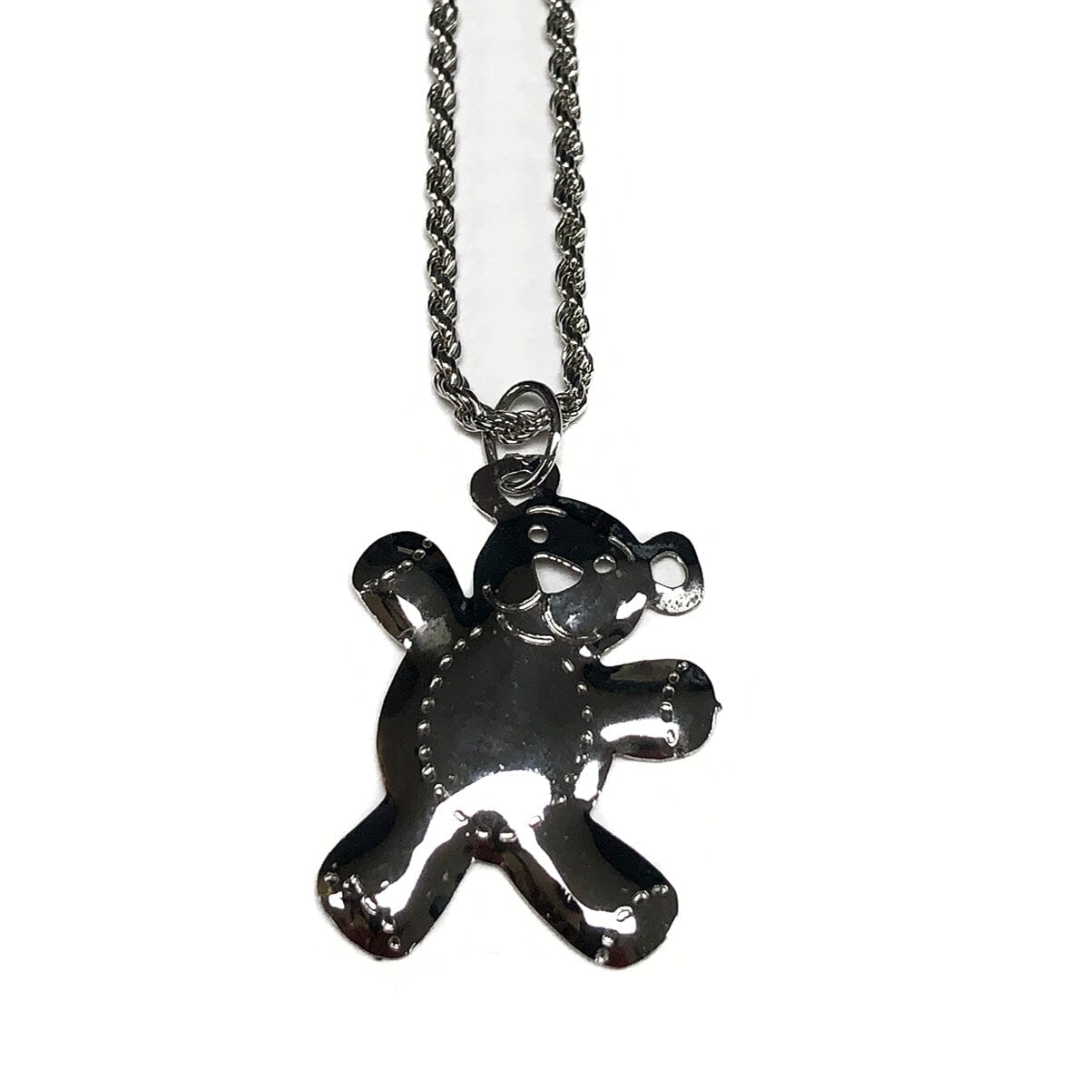 Great Lakes Coin Silver Teddy Bear Necklace