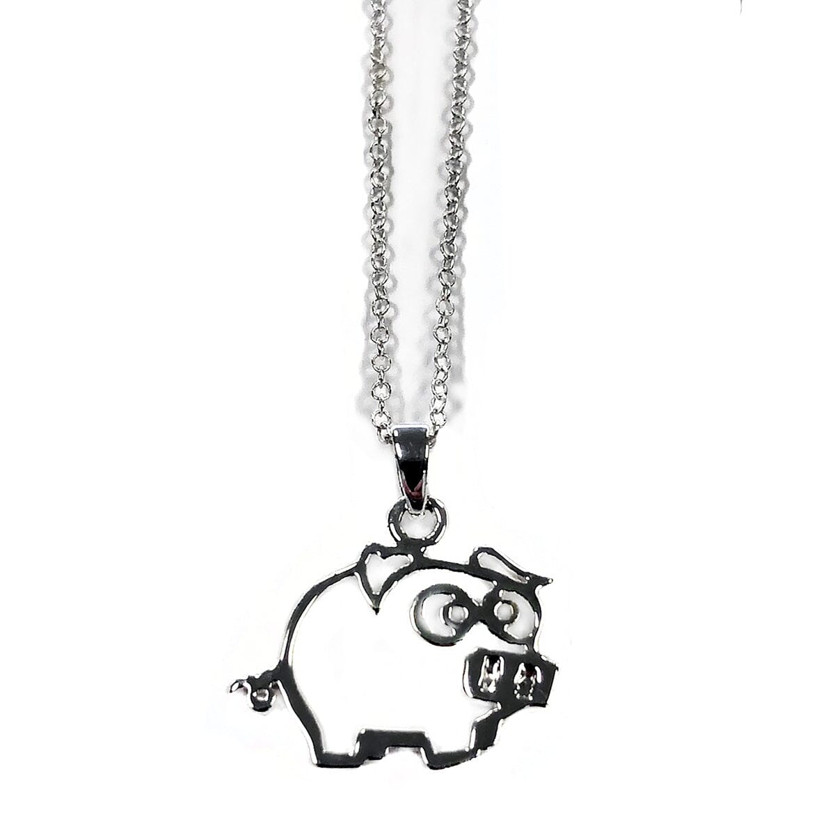 Great Lakes Coin Silver Pig Necklace
