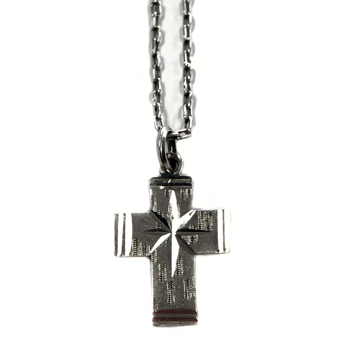 Great Lakes Coin Silver Cross Necklace