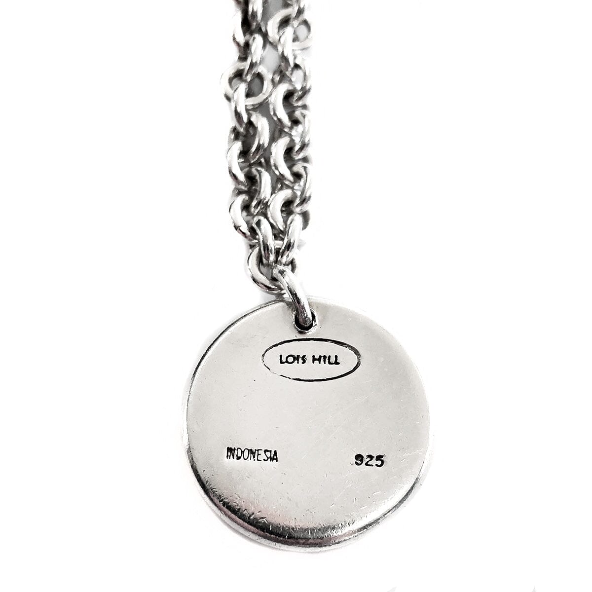 Great Lakes Coin Lois Hill Silver Granulated Scroll Necklace