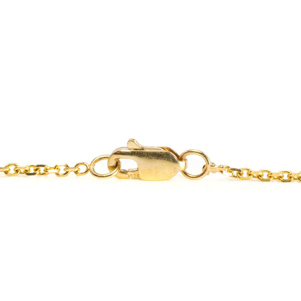 Great Lakes Boutique 14 k Yellow Gold Diamond Solitaire Necklace