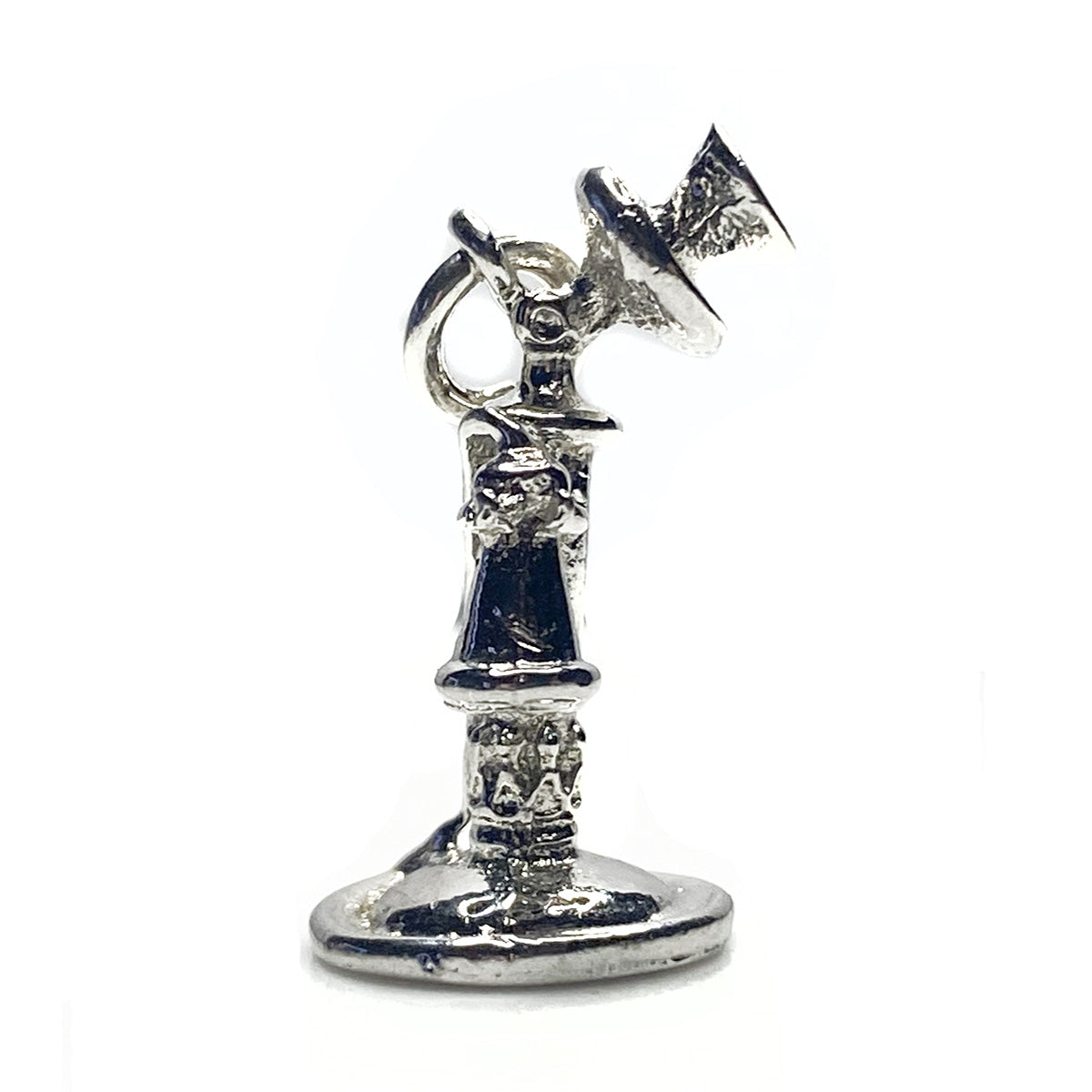 Great Lakes Boutique Silver Telephone Pendant or Charm