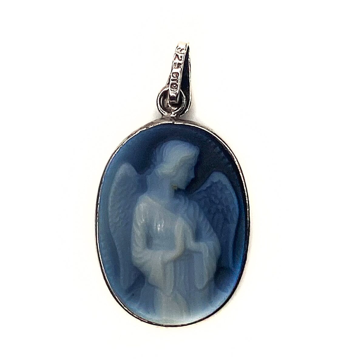 Great Lakes Boutique Silver Cameo Pendant