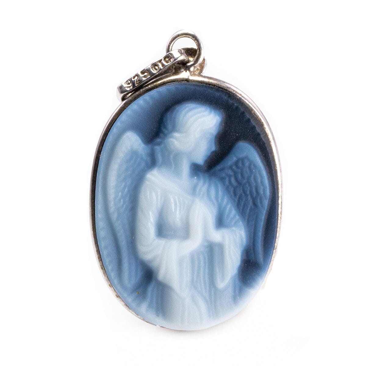 Great Lakes Boutique Silver Cameo Pendant