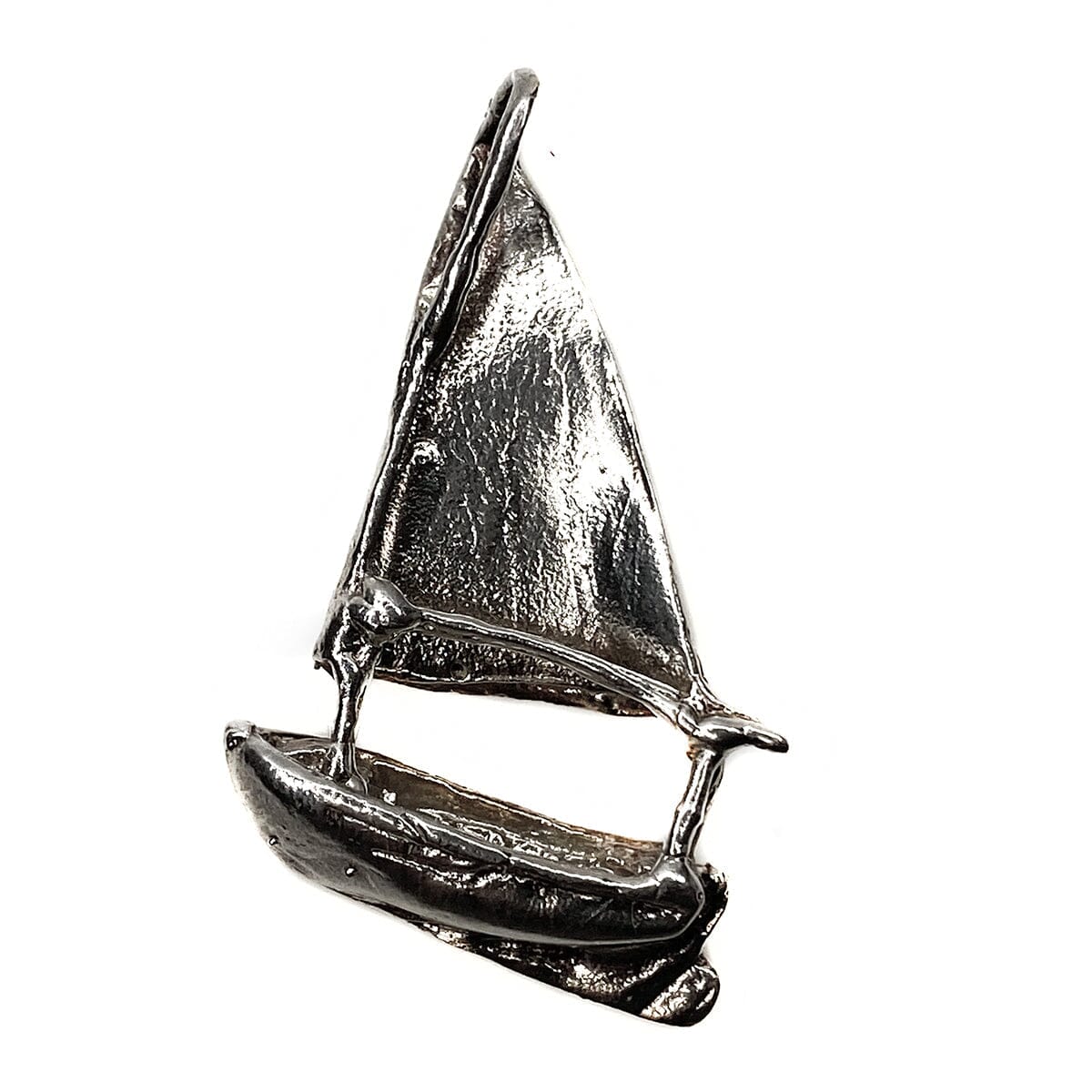 Great Lakes Boutique Silver Sail Boat Pendant