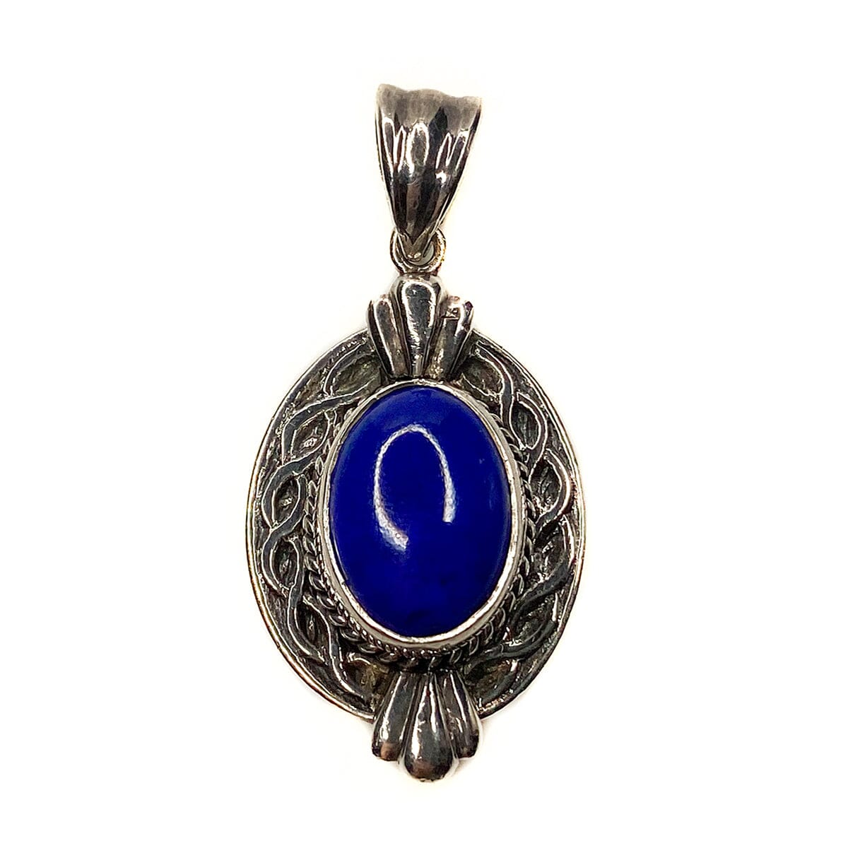 Great Lakes Boutique Silver &amp; Lapis Pendant