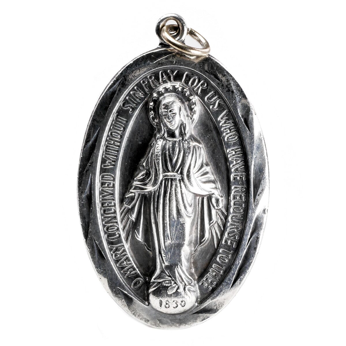 Great Lakes Boutique Silver Miraculous Medal Pendant