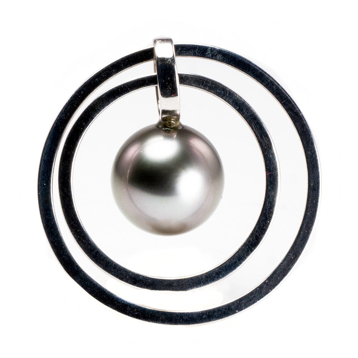 Great Lakes Boutique Silver &amp; Tahitian Pearl Pendant