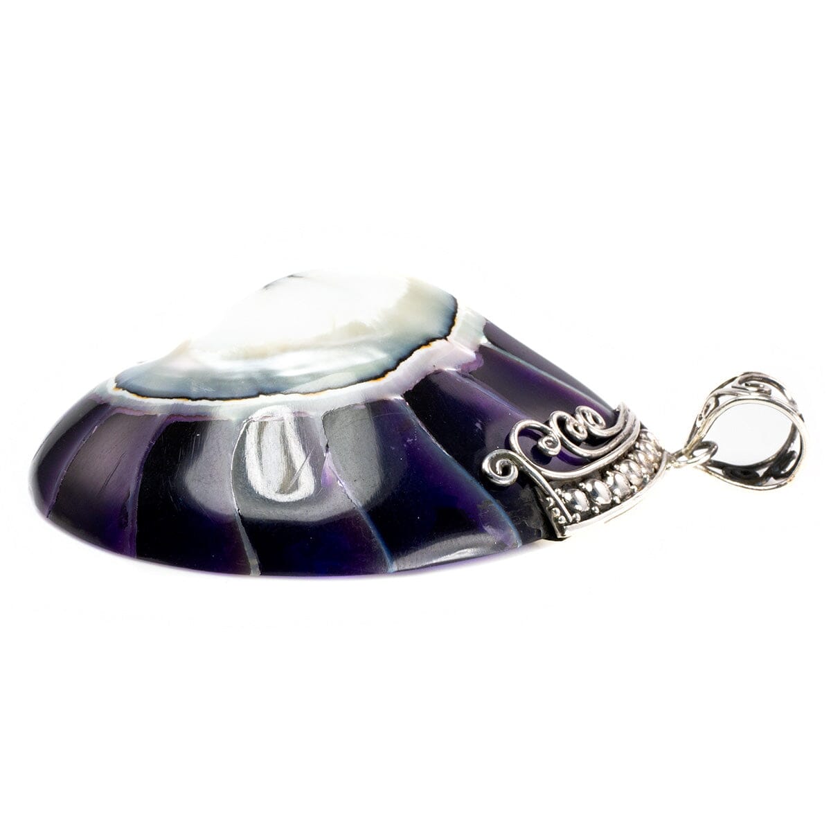 Great Lakes Boutique Silver &amp; Nautilus Shell Pendant