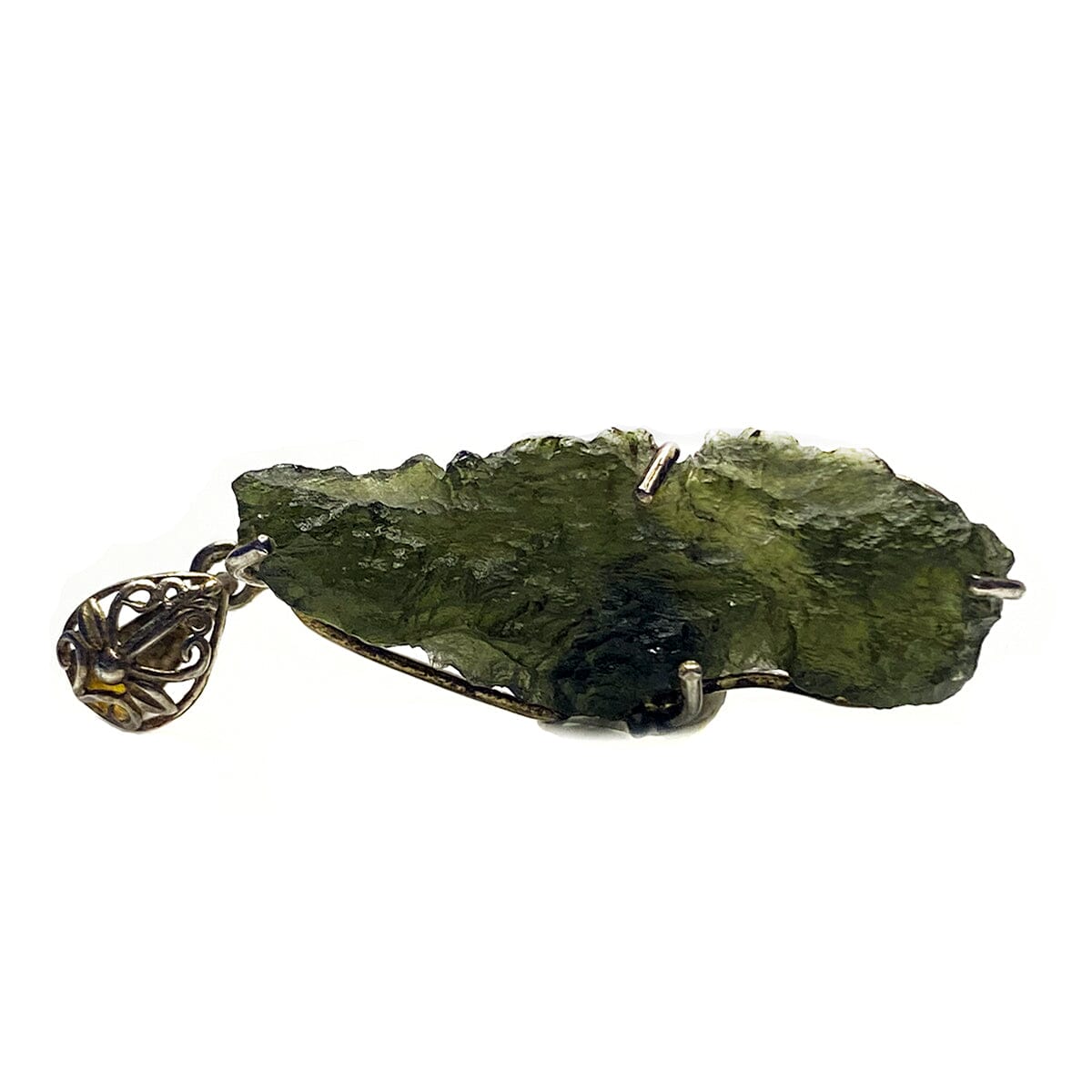 Great Lakes Boutique Silver Lava Pendant